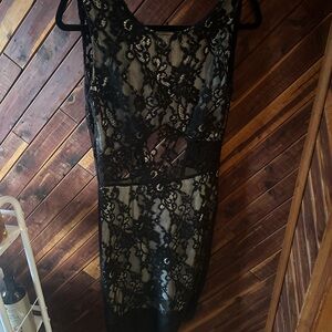 ALEXIS Kruse Black Lace Dress